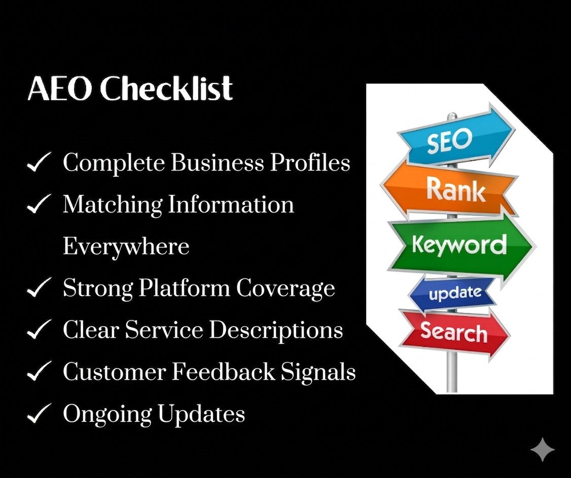 What AI Search Looks For (AEO Checklist)