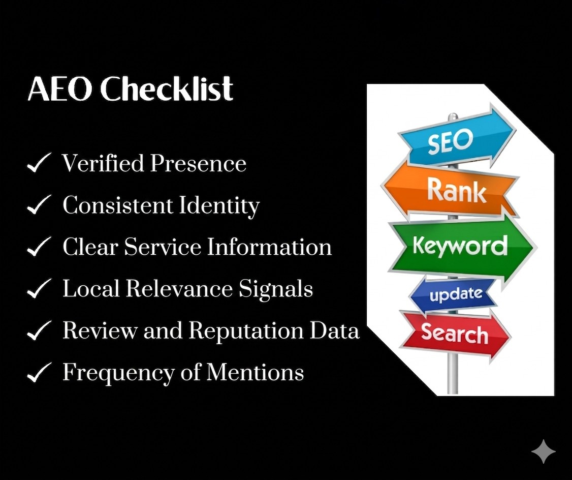 What AI Search Looks For (AEO Checklist)
